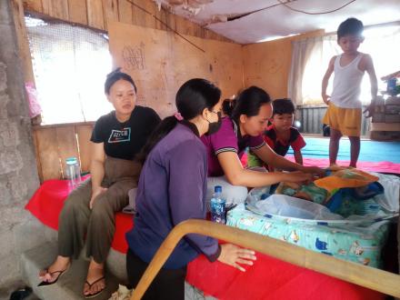 Giat posyandu di Banjar Dinas Ancak dan Satria Serta Kunjungan Ibu Nifas dan Bayi Baru Lahir
